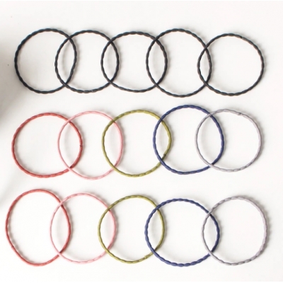 Boxed Adult Elastic Hair Ring Simple Hair Rope for Girls